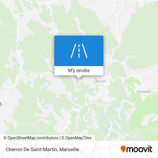 Chemin De Saint-Martin plan