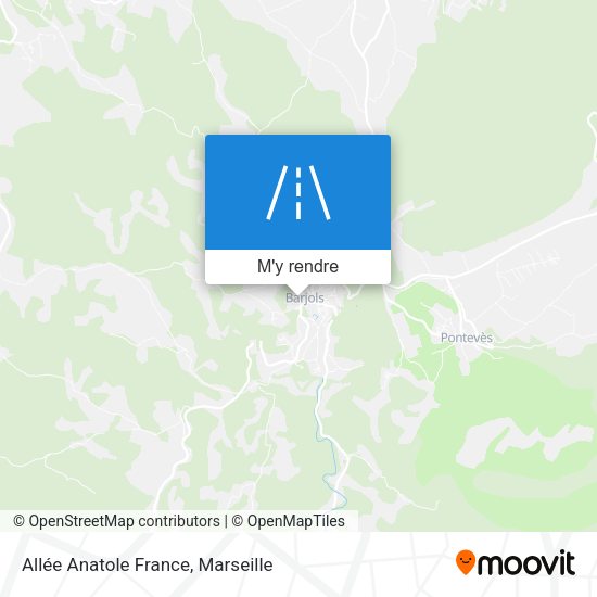 Allée Anatole France plan