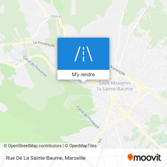 Rue De La Sainte-Baume plan