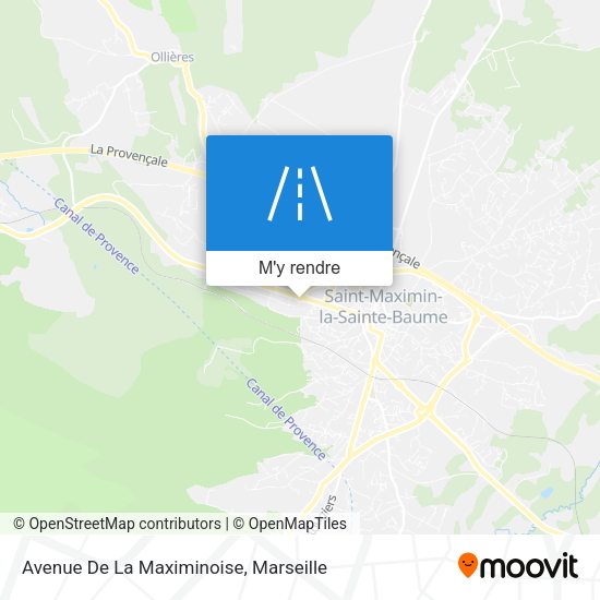 Avenue De La Maximinoise plan