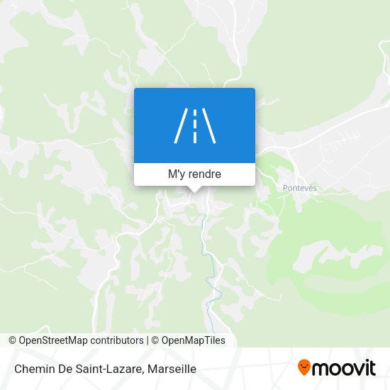 Chemin De Saint-Lazare plan