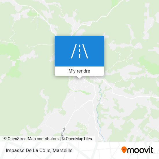 Impasse De La Colle plan