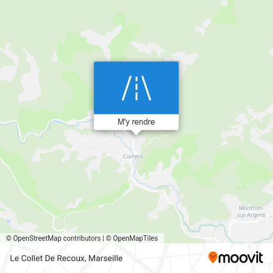 Le Collet De Recoux plan