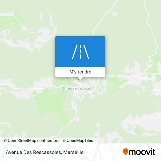 Avenue Des Rescassoles plan