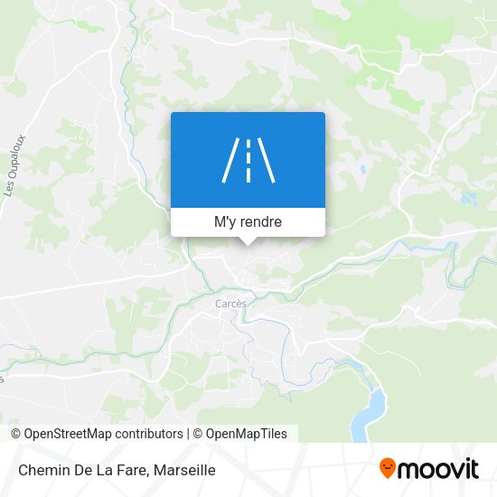 Chemin De La Fare plan