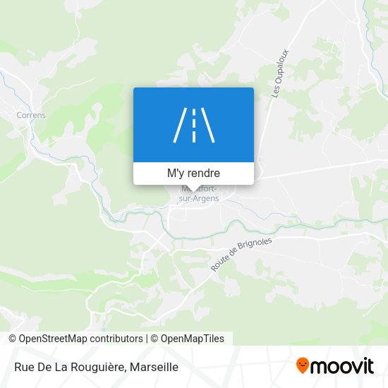 Rue De La Rouguière plan