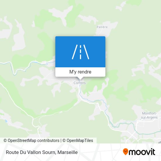Route Du Vallon Sourn plan