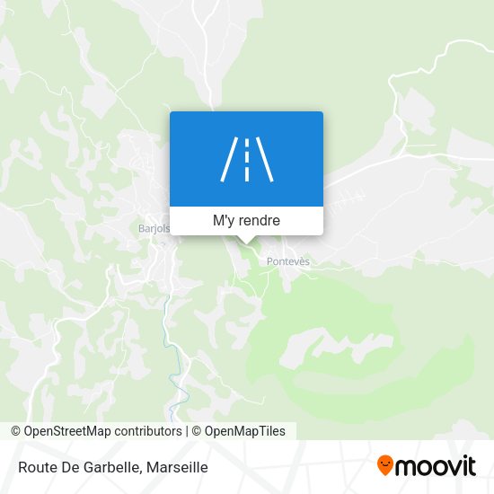 Route De Garbelle plan