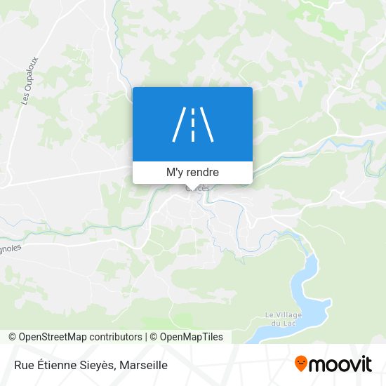 Rue Étienne Sieyès plan