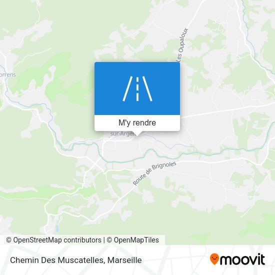 Chemin Des Muscatelles plan