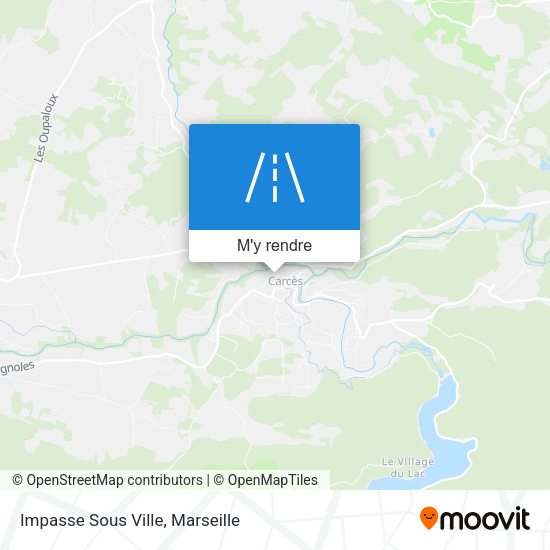 Impasse Sous Ville plan