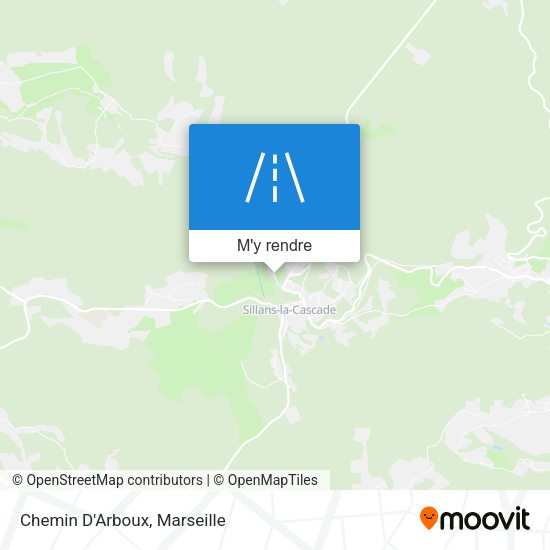 Chemin D'Arboux plan