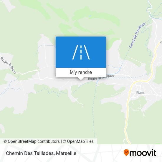 Chemin Des Taillades plan