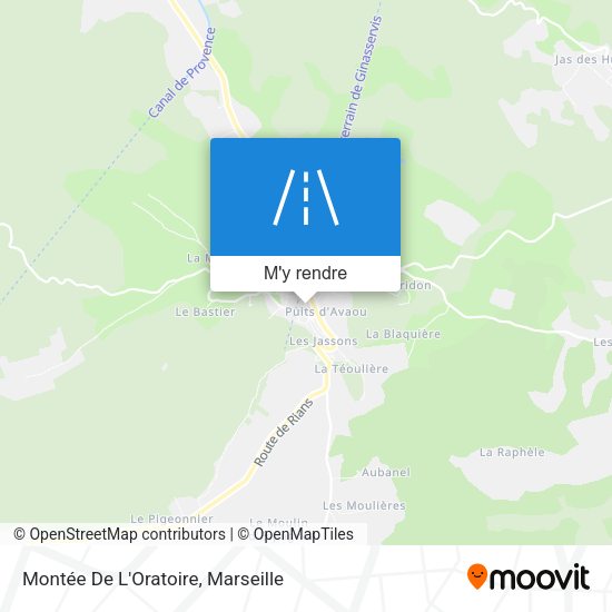 Montée De L'Oratoire plan