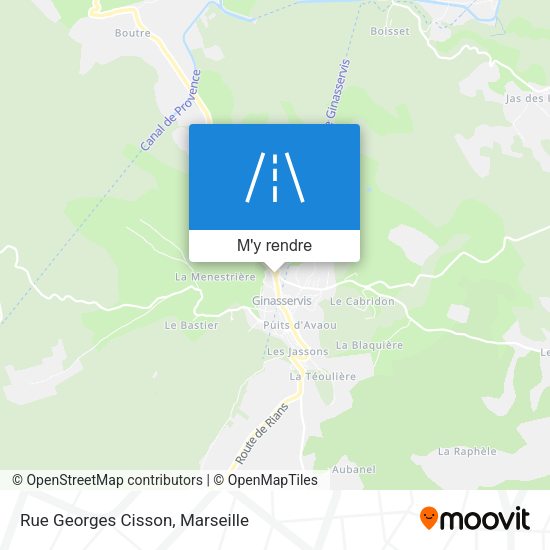 Rue Georges Cisson plan