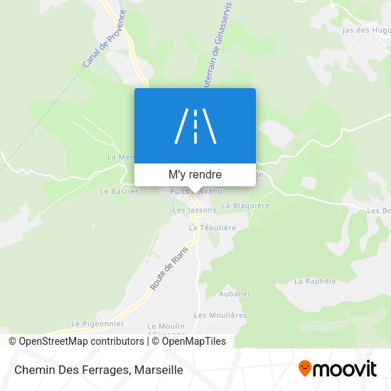 Chemin Des Ferrages plan