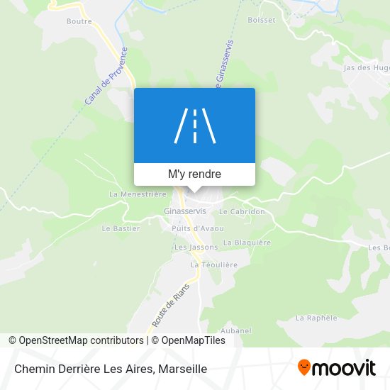 Chemin Derrière Les Aires plan