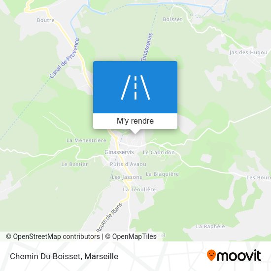Chemin Du Boisset plan