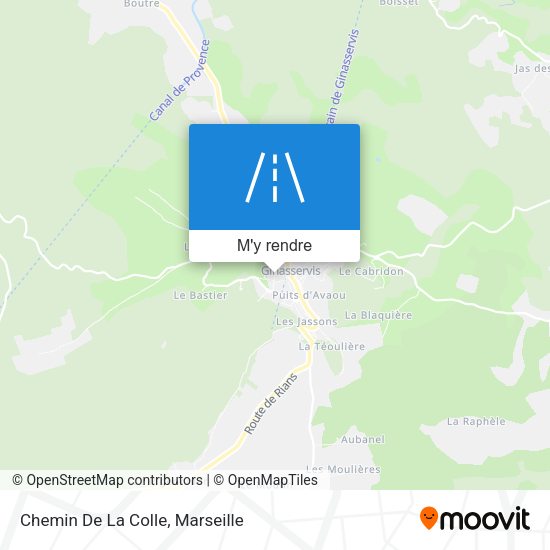 Chemin De La Colle plan