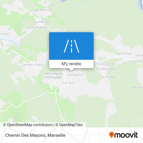 Chemin Des Mayons plan