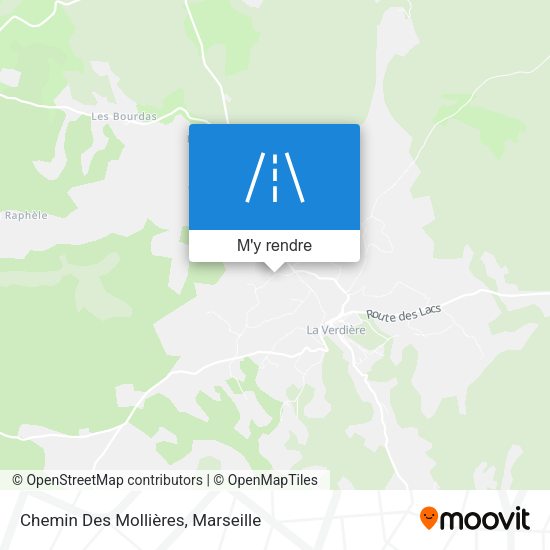 Chemin Des Mollières plan
