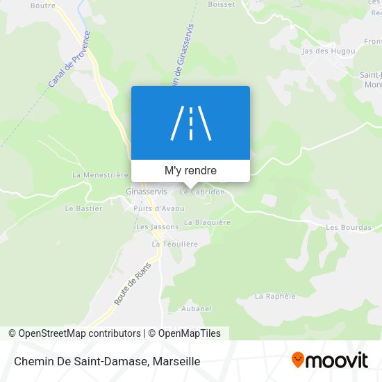 Chemin De Saint-Damase plan