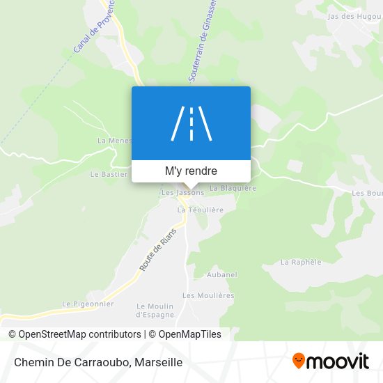 Chemin De Carraoubo plan