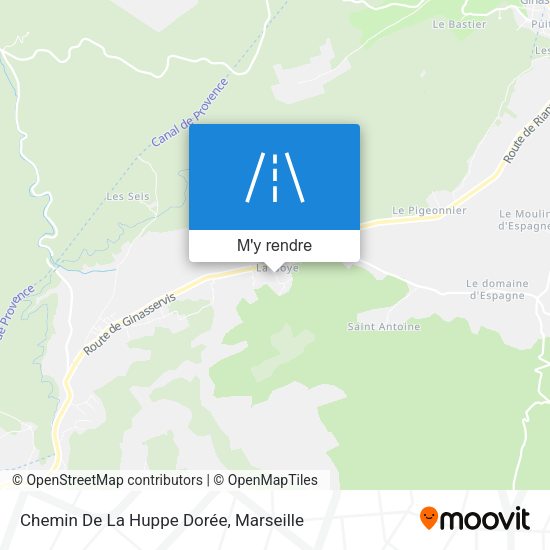 Chemin De La Huppe Dorée plan