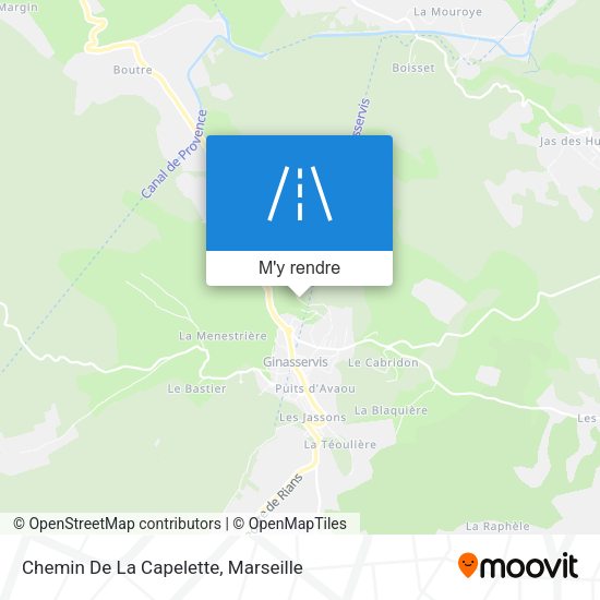 Chemin De La Capelette plan