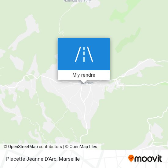 Placette Jeanne D'Arc plan