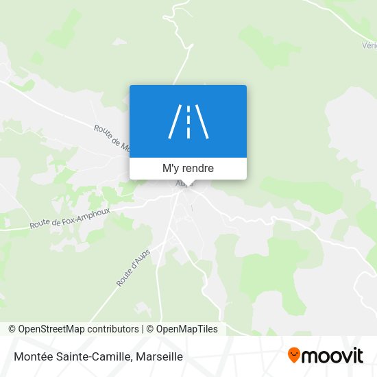 Montée Sainte-Camille plan