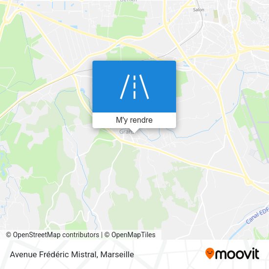 Avenue Frédéric Mistral plan