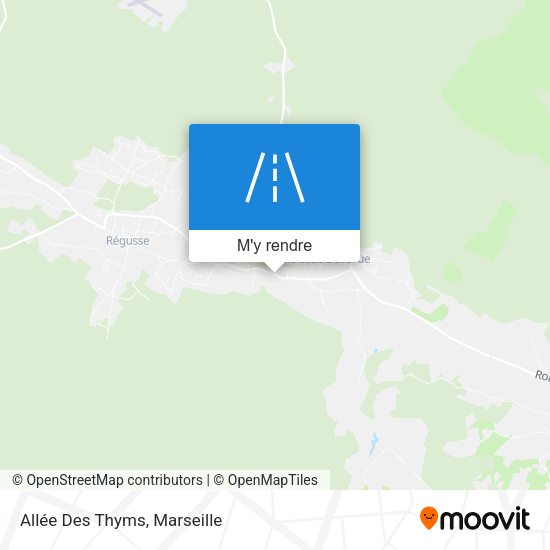 Allée Des Thyms plan