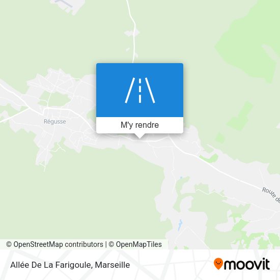 Allée De La Farigoule plan