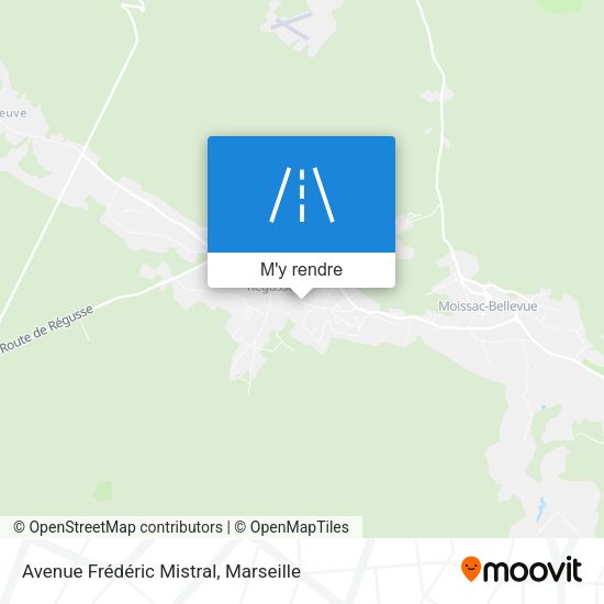 Avenue Frédéric Mistral plan