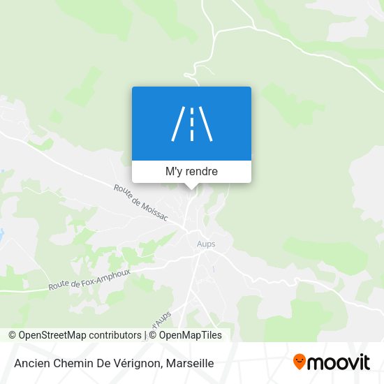 Ancien Chemin De Vérignon plan
