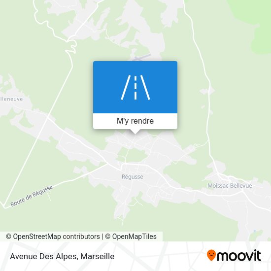 Avenue Des Alpes plan