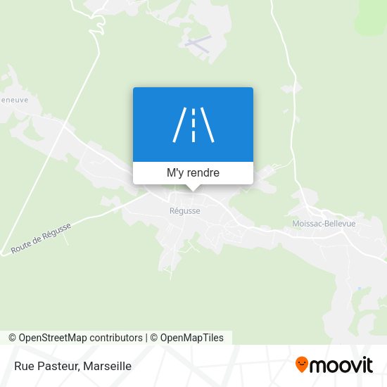 Rue Pasteur plan