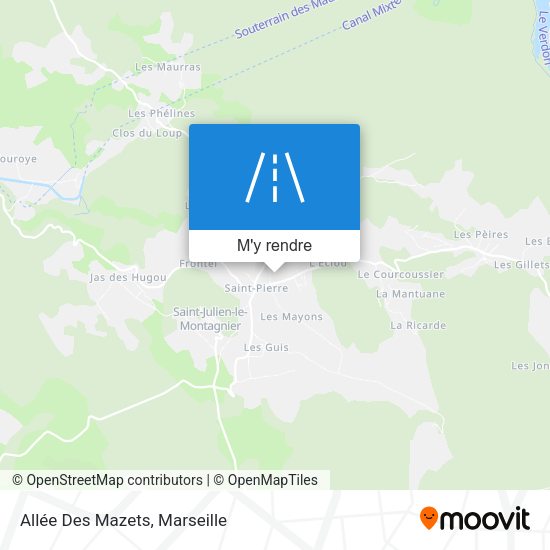 Allée Des Mazets plan