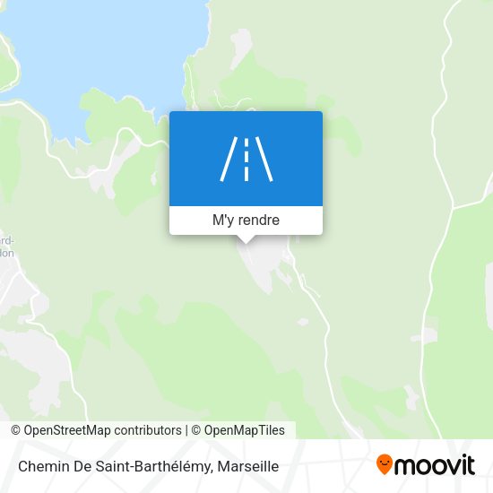 Chemin De Saint-Barthélémy plan