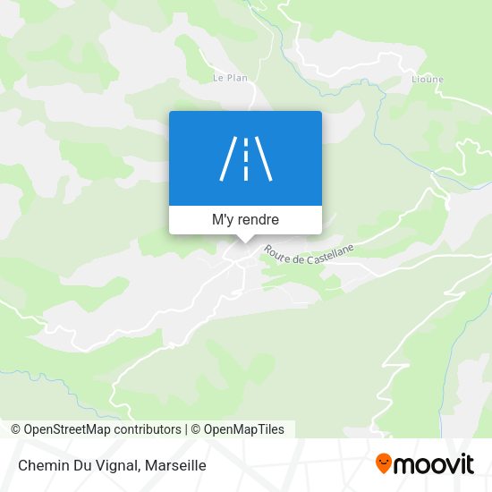 Chemin Du Vignal plan