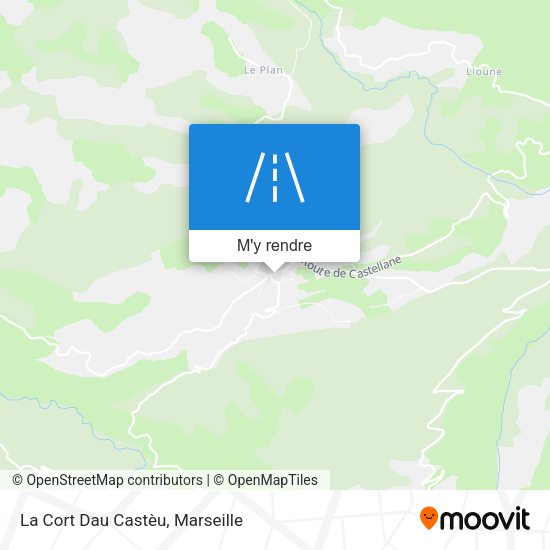 La Cort Dau Castèu plan