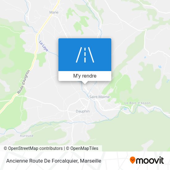 Ancienne Route De Forcalquier plan