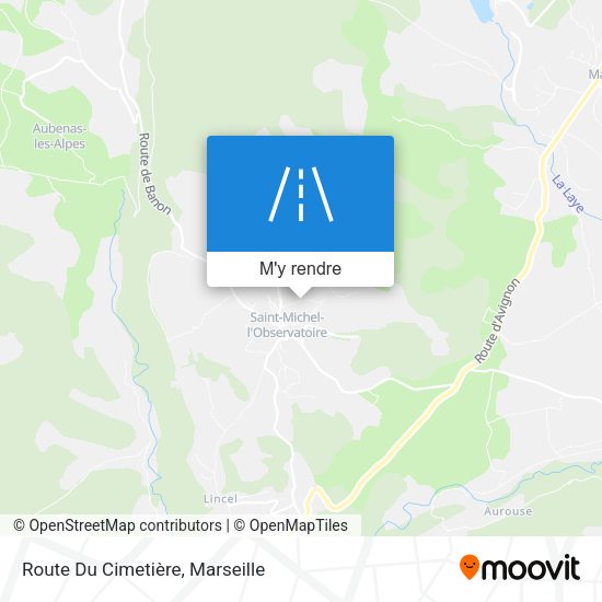 Route Du Cimetière plan