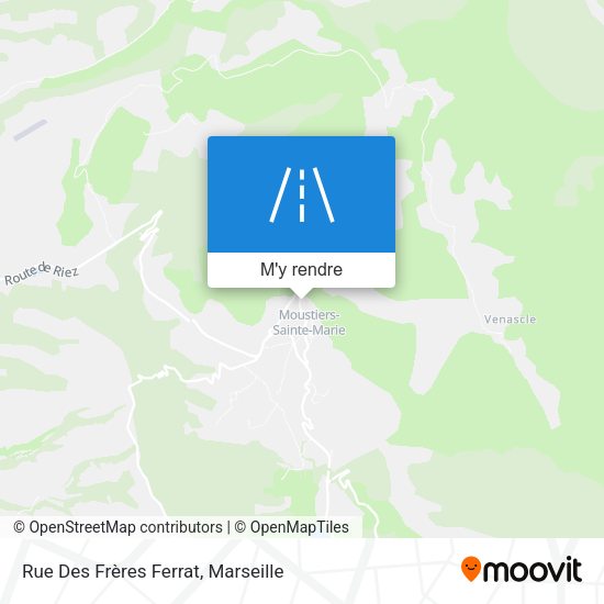 Rue Des Frères Ferrat plan