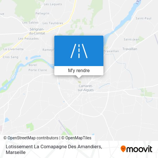 Lotissement La Comapagne Des Amandiers plan