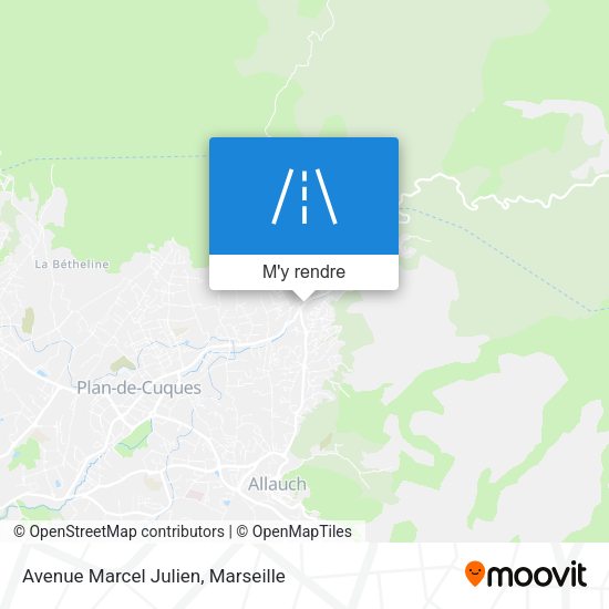 Avenue Marcel Julien plan