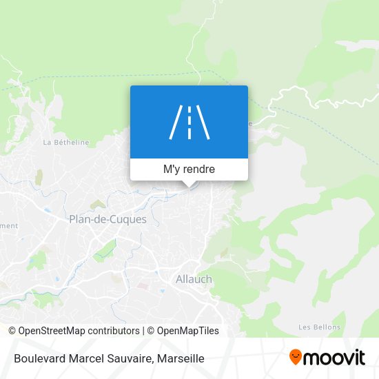 Boulevard Marcel Sauvaire plan