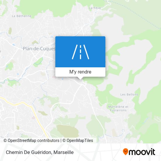 Chemin De Guéridon plan
