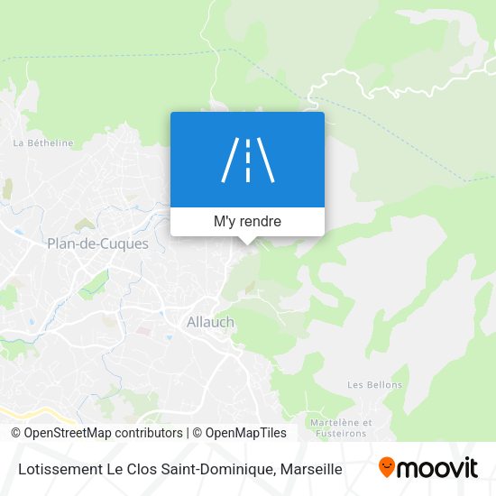 Lotissement Le Clos Saint-Dominique plan